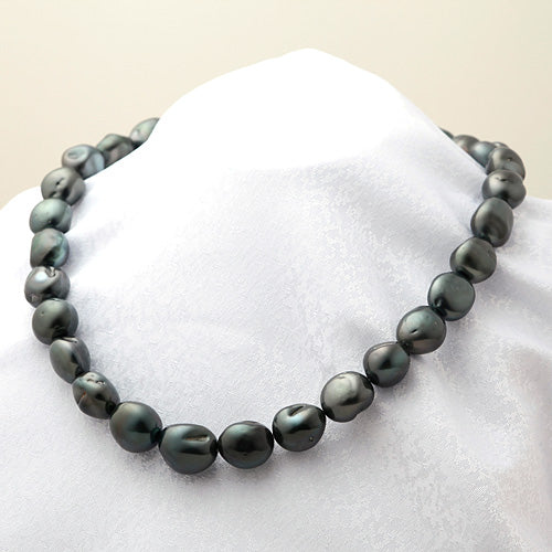 Tahitian South Sea Black Pearl Necklace ｜ NJ03691 – 大阪心斎橋 宝 ...