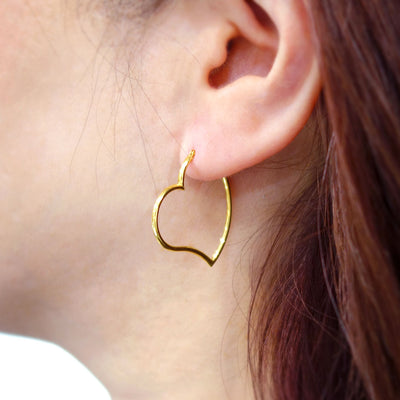 Yellow gold earrings ｜ EP03558