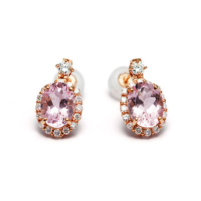 Morganite earrings｜EP03726