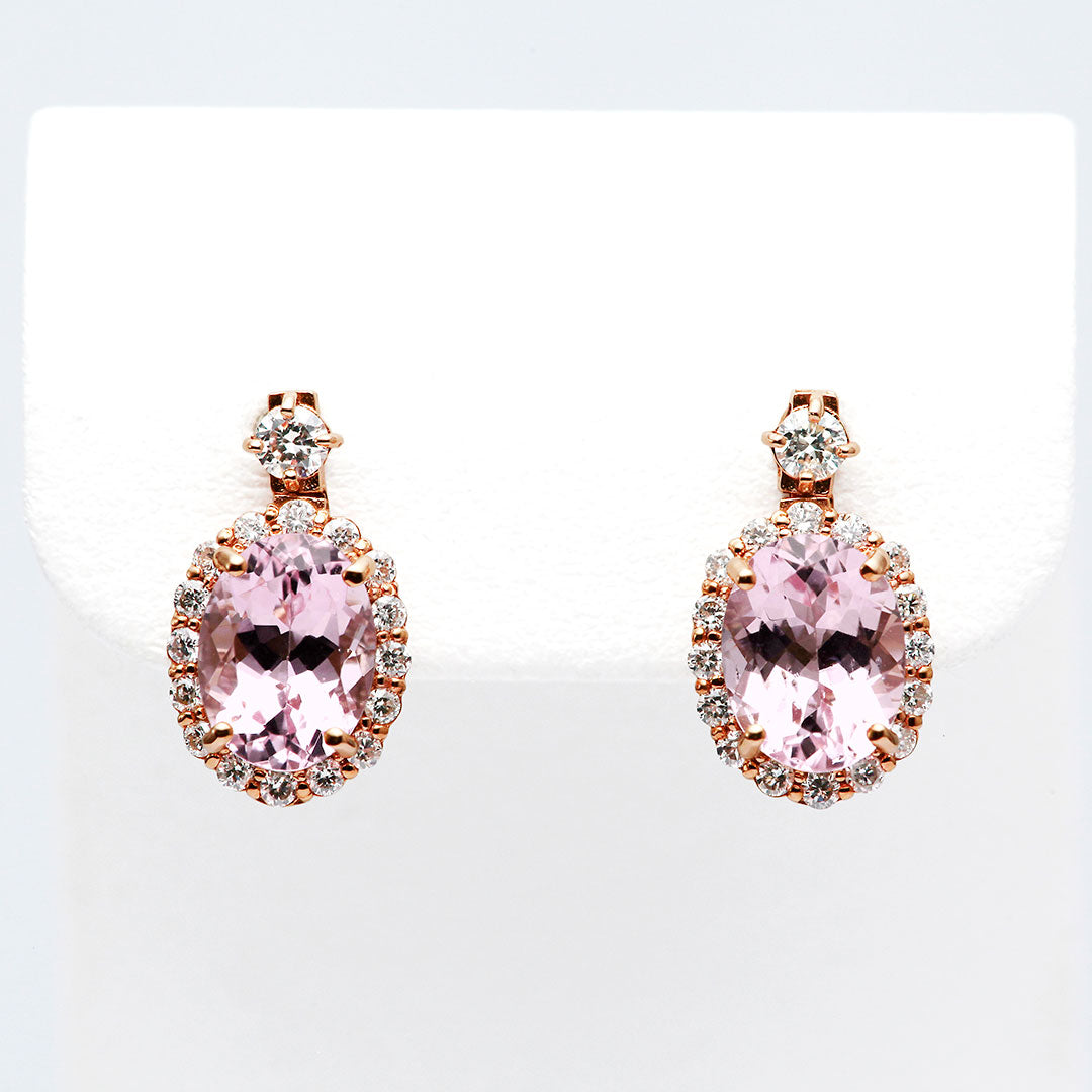 Morganite earrings｜EP03726