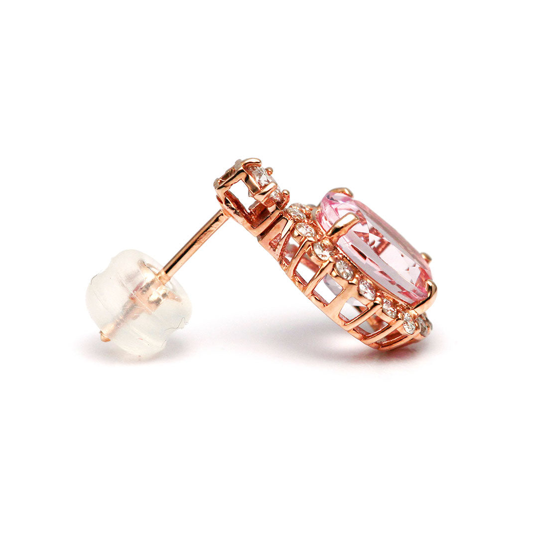 Morganite earrings｜EP03726