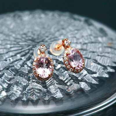 Morganite earrings｜EP03726