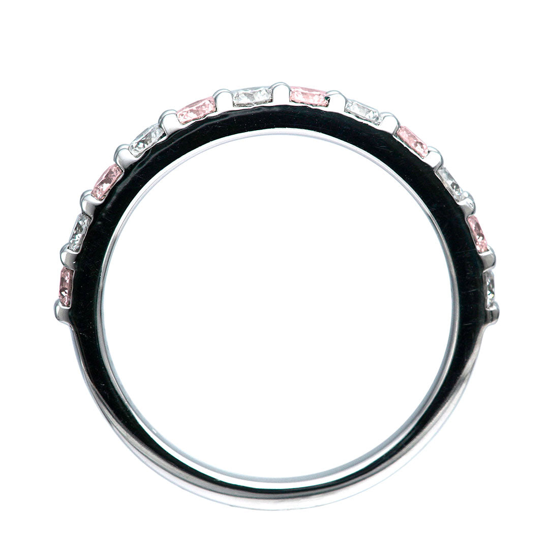 Half eternity ring (pink diamond) ｜ HD02855-PD6