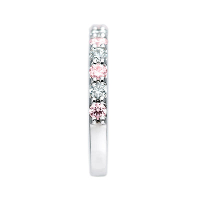 Half eternity ring (pink diamond) ｜ HD02855-PD6