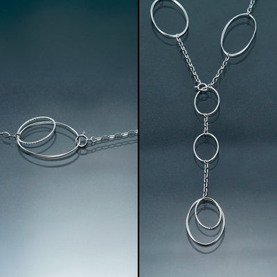 Platinum long necklace ｜ NP02964