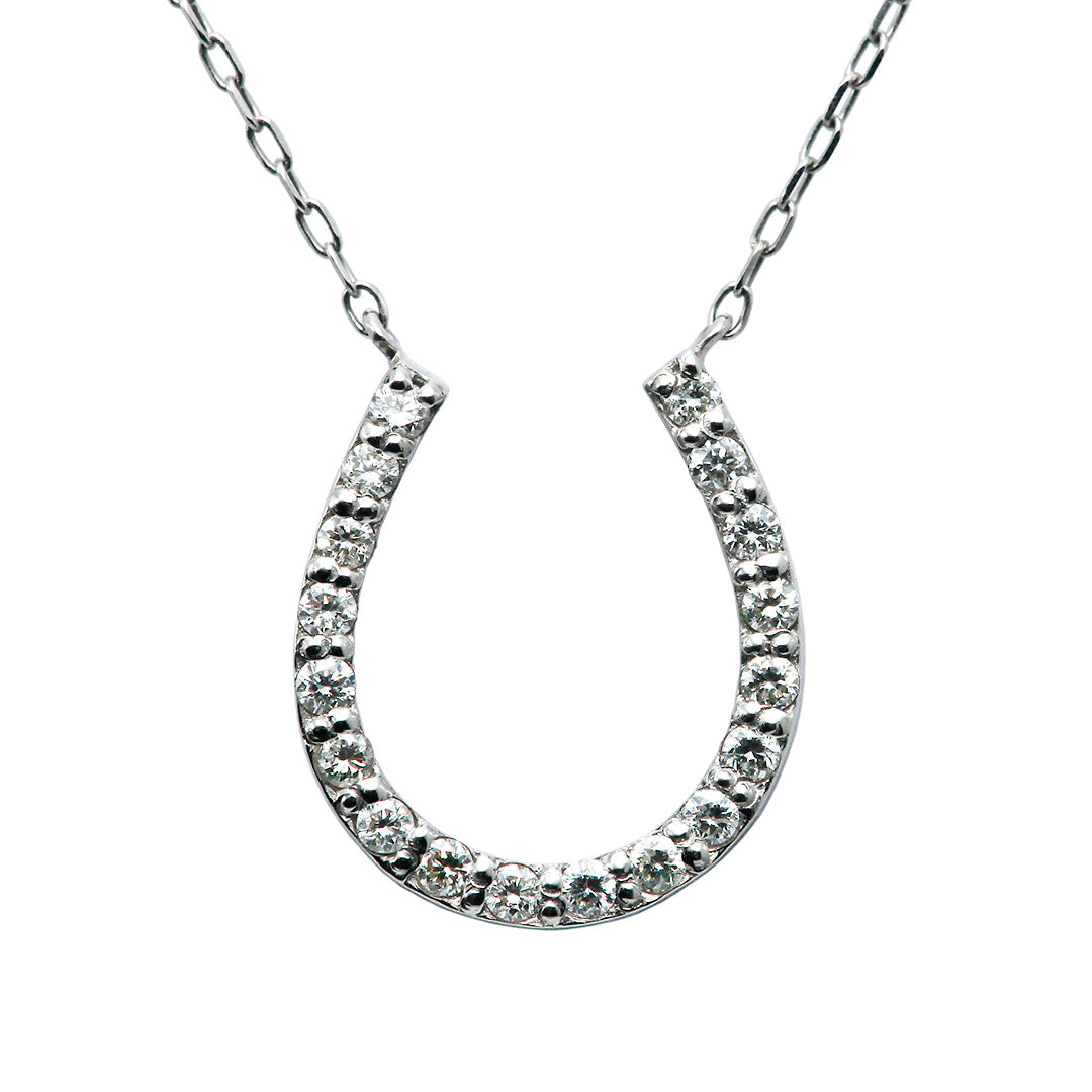 Diamond horseshoe necklace ｜ PD03623