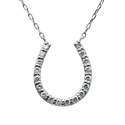 Diamond horseshoe necklace ｜ PD03623