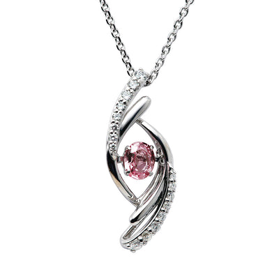 Padparadscha sapphire pendant top ｜ PX05440