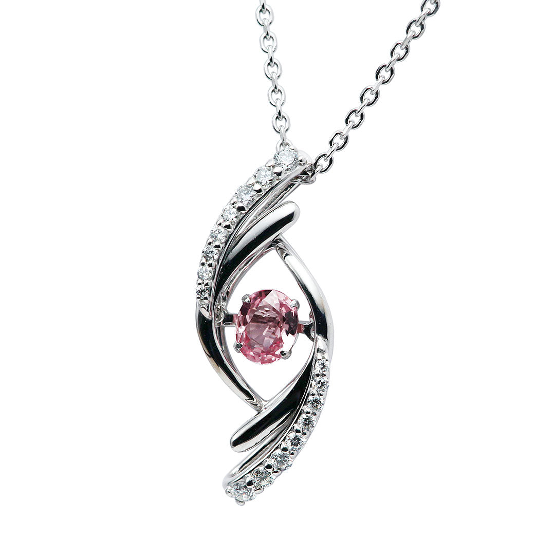 Padparadscha sapphire pendant top ｜ PX05440