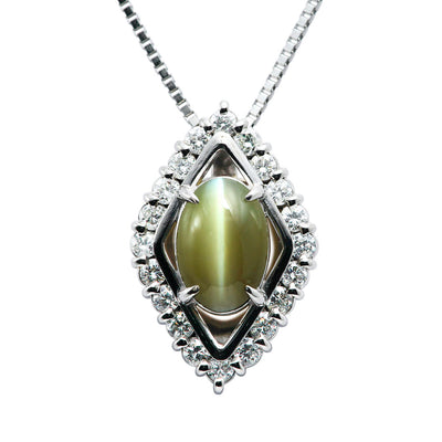 Chrysoberyl cat's eye necklace ｜ PX05448