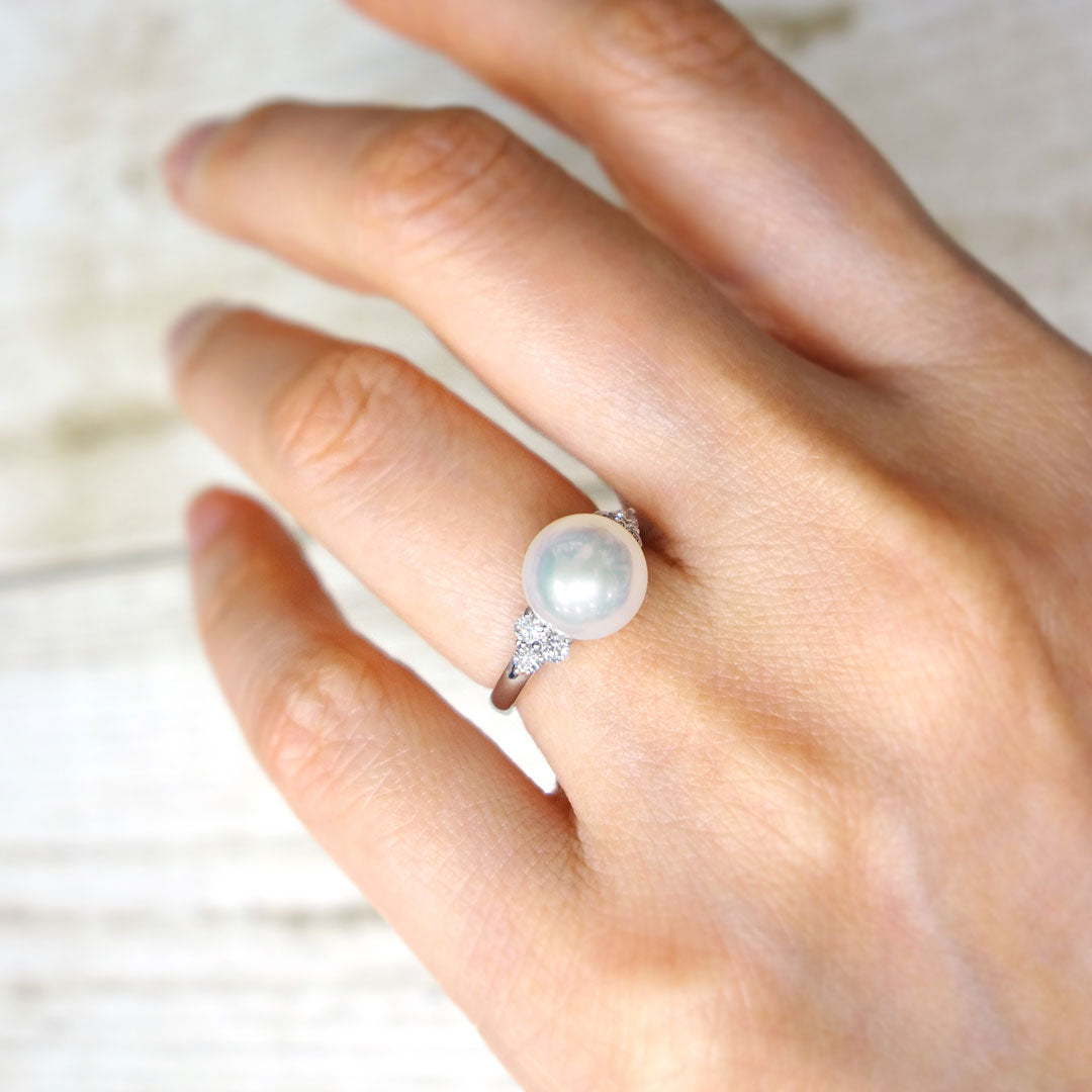 <tc>Aurora Tennyo Akoya Pearl Ring ｜ RP01022</tc>