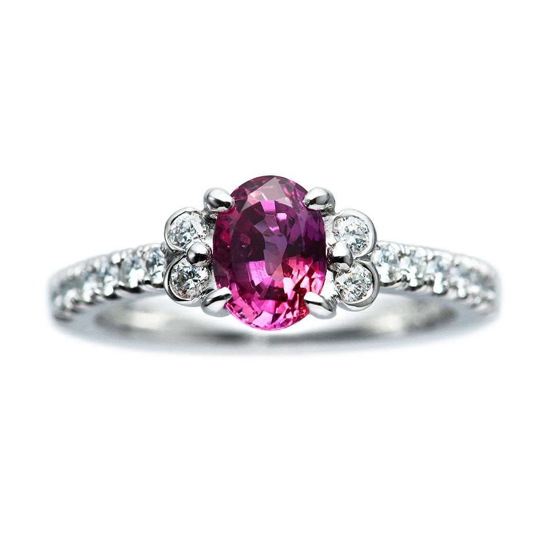 Pink Sapphire Ring | RS00693