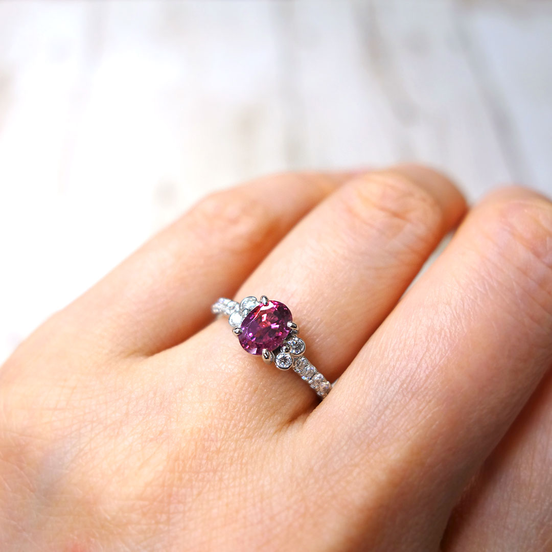 Pink Sapphire Ring | RS00693