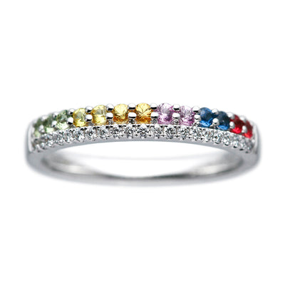 Colored sapphire ring | RS00816