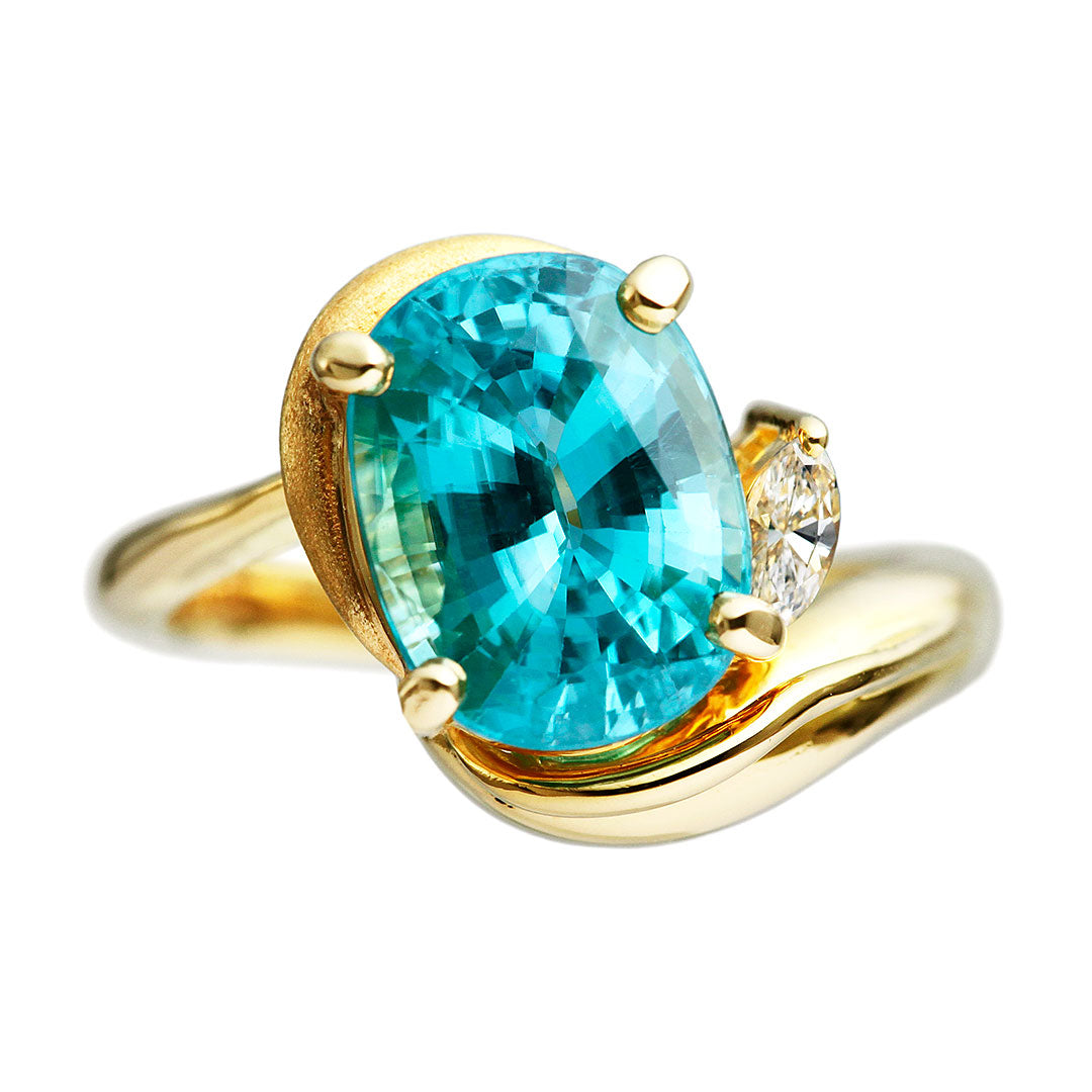 Blue Zircon Ring | RX00620