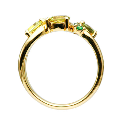 Peridot & Green Tourmaline Ring | RX01196