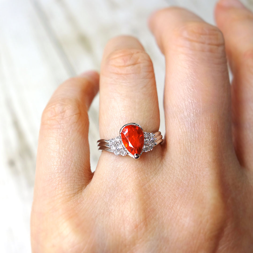 Fire Opal Ring | RX01359