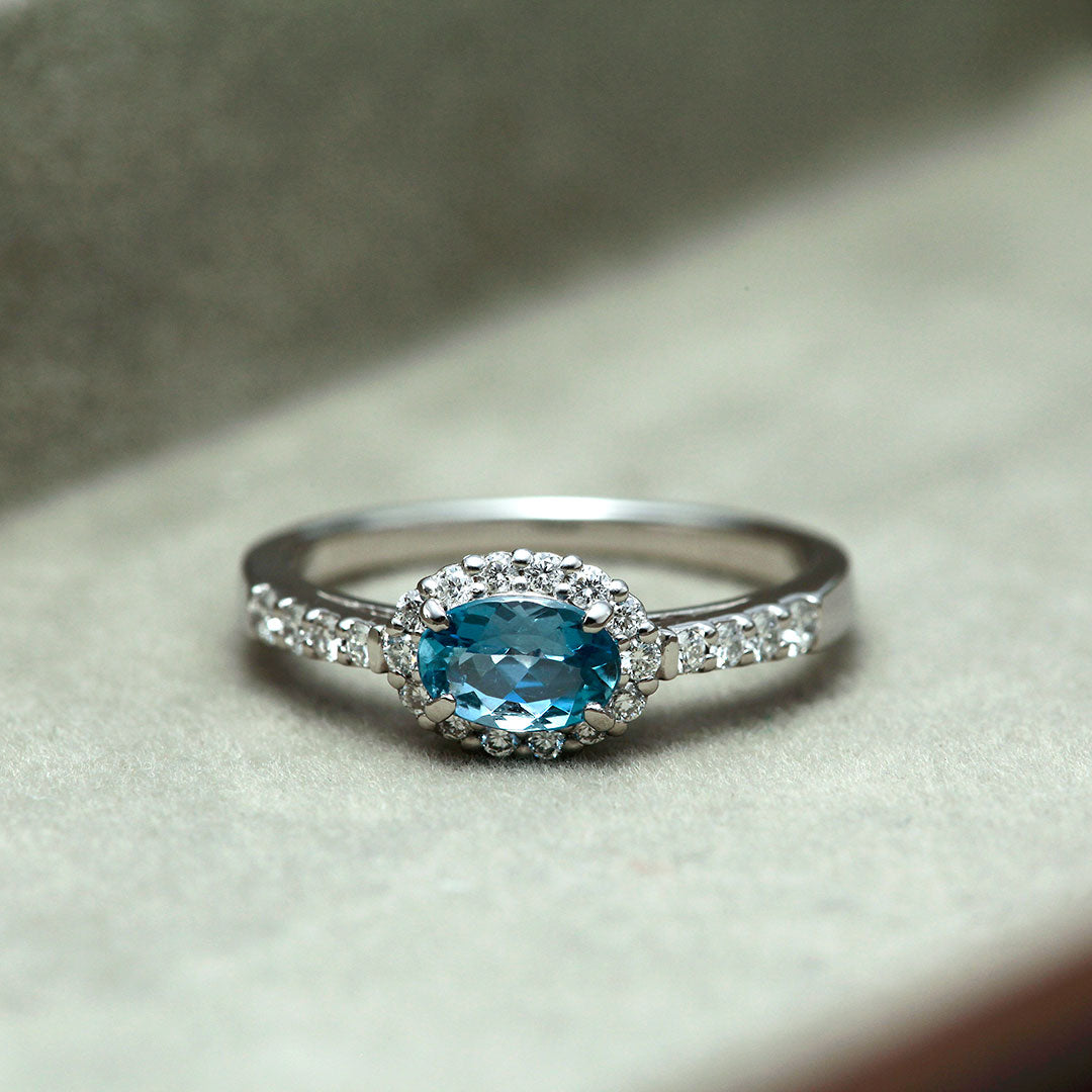 <tc>Aquamarine ring ｜ RX01374</tc>