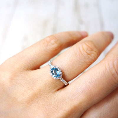 <tc>Aquamarine ring ｜ RX01374</tc>