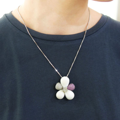 White coral necklace ｜ TAK0218